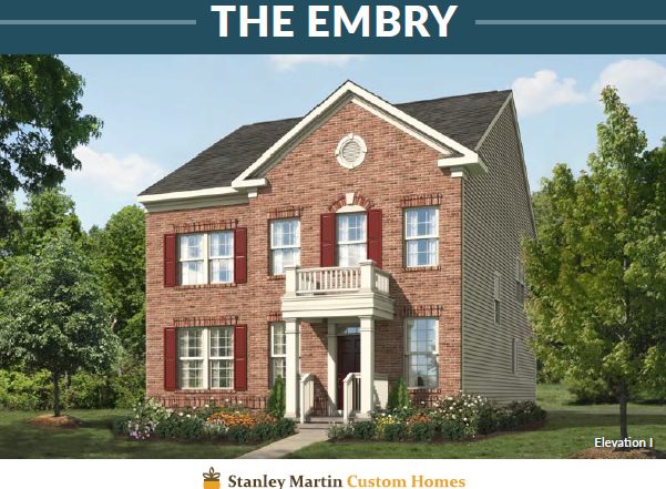 Stanley Martin Homes On Your Lot | Embry Model