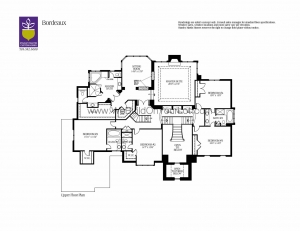 Bordeaux Upper Level Floor Plan
