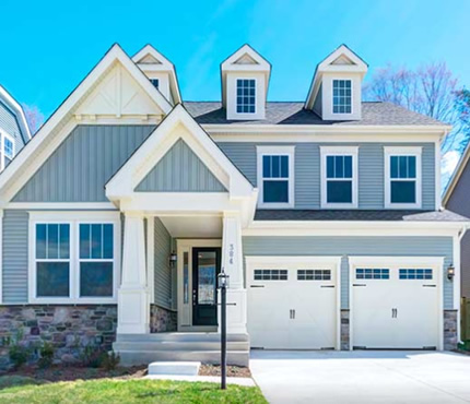 Stanley Martin Custom Homes can build a Durham Model on your lot in Northern Virginia or Montgomery County, Maryland.